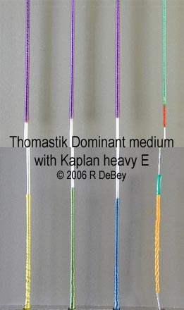 Dominant Violin String Color Chart